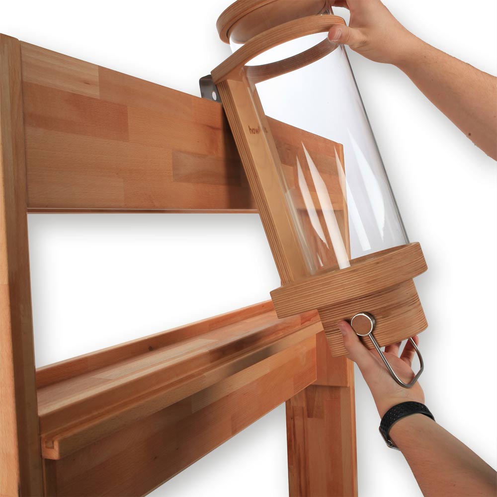 Gondel für Glassilos