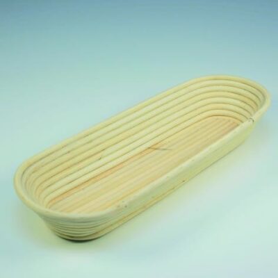 Rattan proofing basket: long, 45 x 17 cm, 2 kg